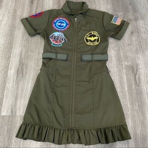 Top Gun Costume Dress Extra Small